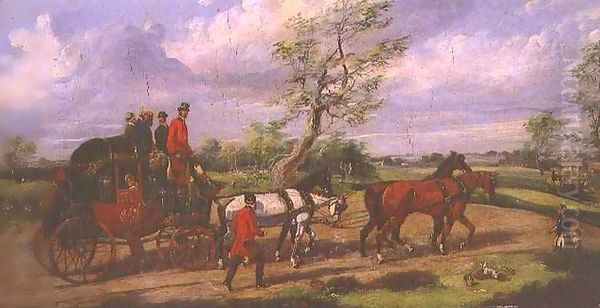 The Dover Mail Oil Painting by Henry Thomas Alken