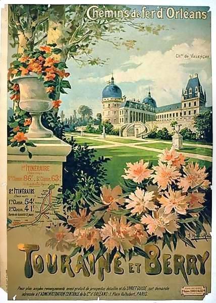 Advertisement for 'Touraine Et Berry' Oil Painting by Hugo d' Alesi