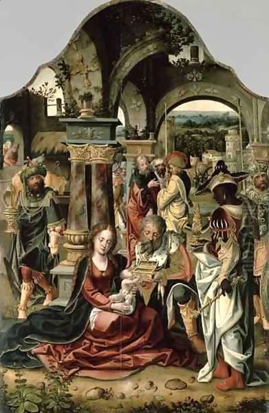 The Adoration of the Magi Oil Painting by Nicolaus van Aelst