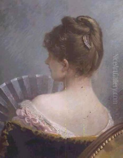 The Coquette Oil Painting by Louis Emile Adan