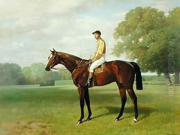 'Flying Fox', Winner of the 1899 Derby 2 Oil Painting by Emil Adam