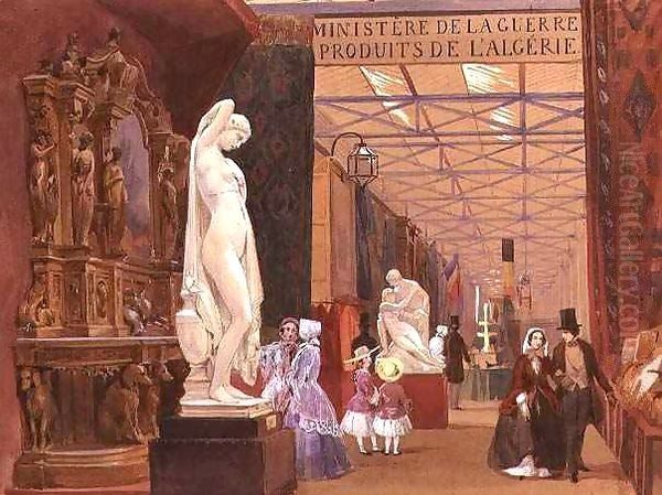 Part of the French Court, the Great Exhibition Oil Painting by John Absolon