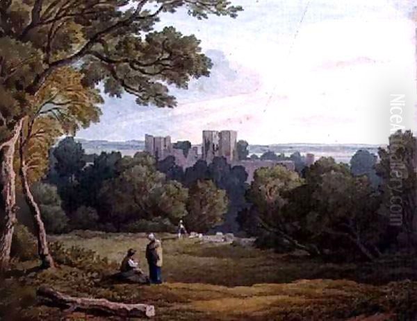 Kenilworth Castle Oil Painting by John White Abbott