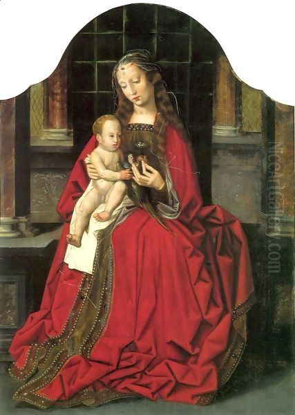 Madonna with Child Oil Painting by Ambrosius Benson