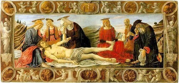 Lamentation Oil Painting by Benvenuto Di Giovanni Guasta