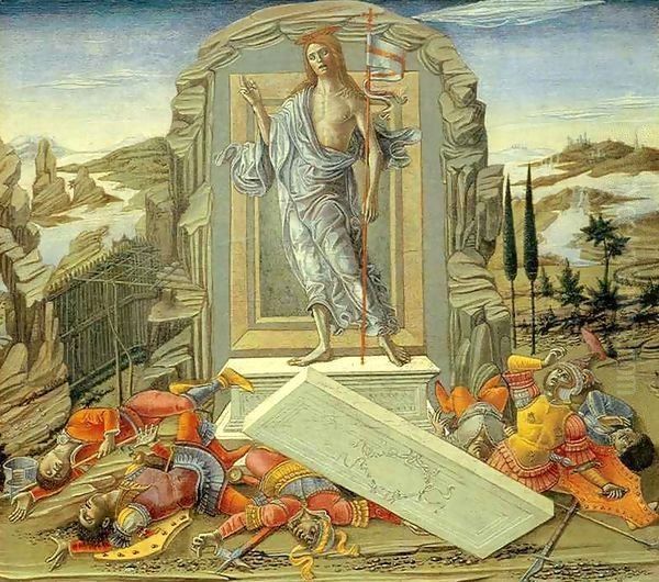 Resurrection Oil Painting by Benvenuto Di Giovanni Guasta