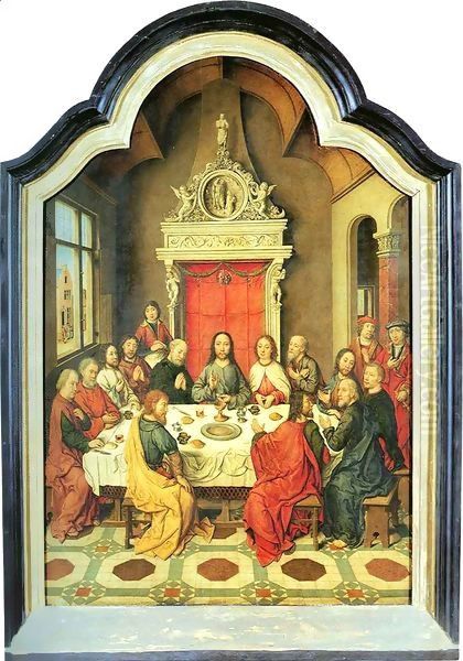 Last Supper Oil Painting by Aelbrecht Bouts