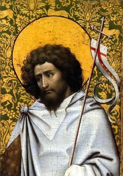 Saint John the Baptist Oil Painting by Robert Campin