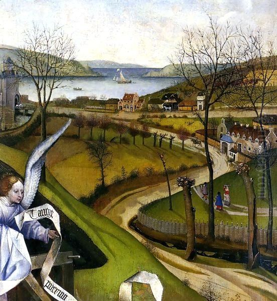 Nativity, detail 3 Oil Painting by Robert Campin