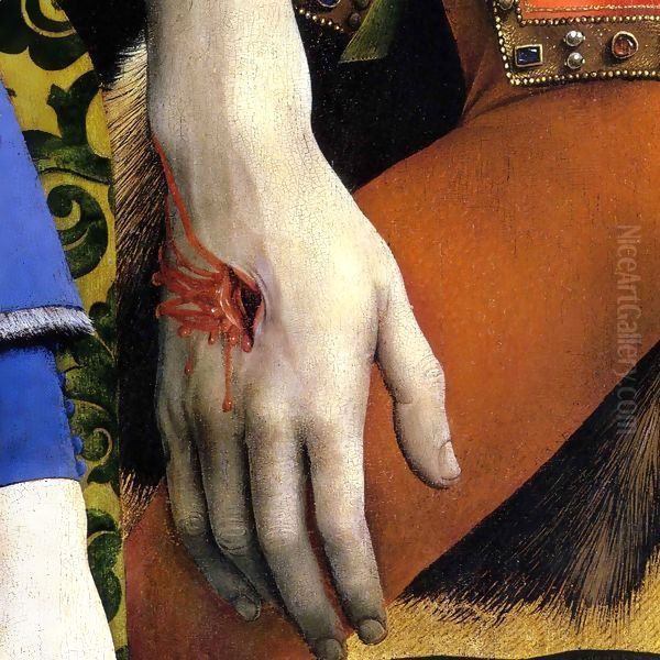 Descent from the Cross, detail 2 Oil Painting by Robert Campin