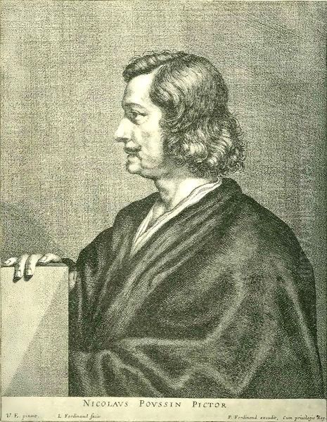 Portrait of Nicolas Poussin Oil Painting by Charles Errard II