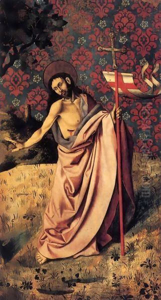 Christ of Noli me Tangere, reverse of Jeremy Oil Painting by Barthelemy d' Eyck