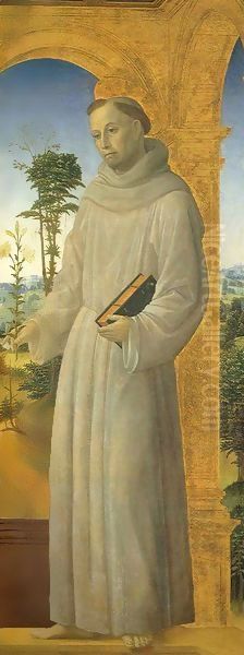 Saint Bernardino of Siena Oil Painting by Vincenzo Foppa