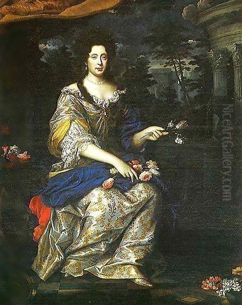 Anna Maria Luisa de Medici 2 Oil Painting by Antonio Franchi