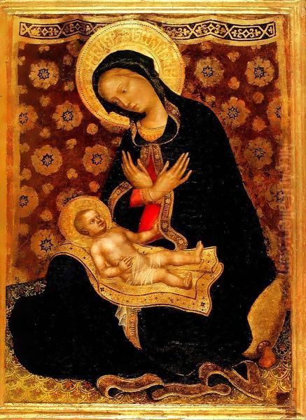 Madonna of Humility Oil Painting by Gentile Da Fabriano