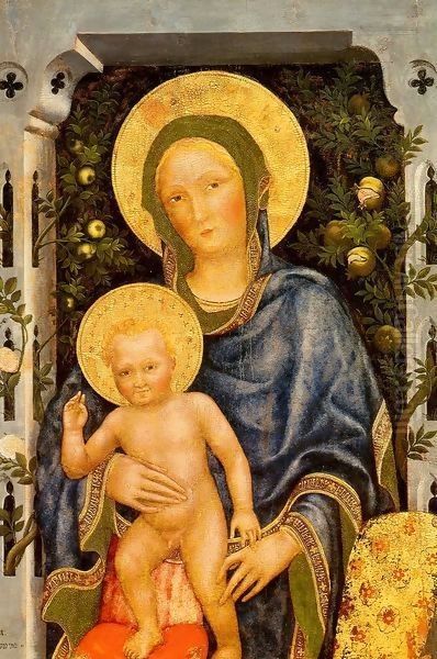 Madonna with Child 4 Oil Painting by Gentile Da Fabriano