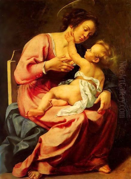 Madonna and Child Oil Painting by Gentile Da Fabriano