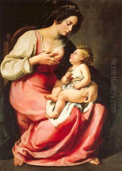 Madonna and Child 2 Oil Painting by Gentile Da Fabriano