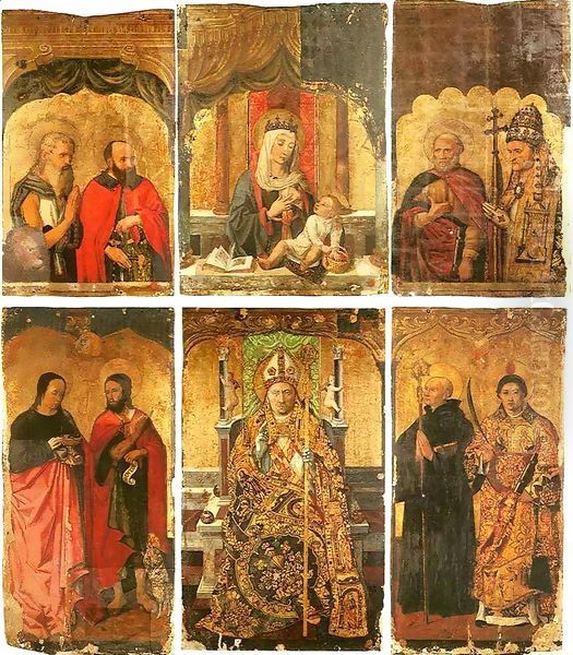 Polyptych of San Severino Oil Painting by Giovanni di Giusto