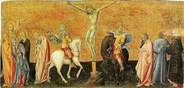 Crucifixion Oil Painting by Giovanni di Paolo