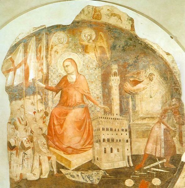 Saint Anne Oil Painting by Jacopo di Cione