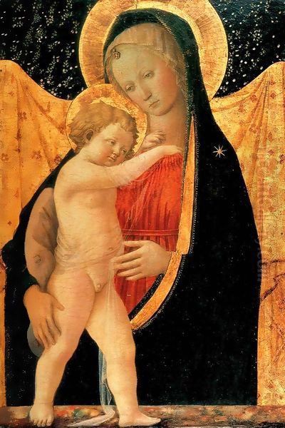 Madonna and Child 6 Oil Painting by Fra Filippo Lippi