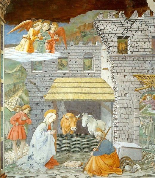 Adoration of the Shepherds Oil Painting by Fra Filippo Lippi