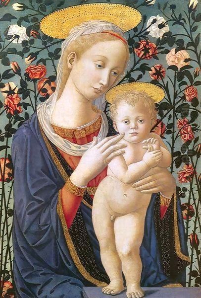 Madonna and Child 7 Oil Painting by Fra Filippo Lippi