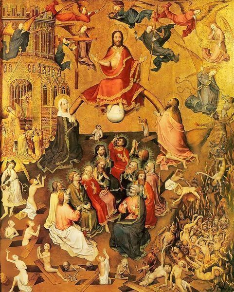 Last Judgment 2 Oil Painting by Stefan Lochner