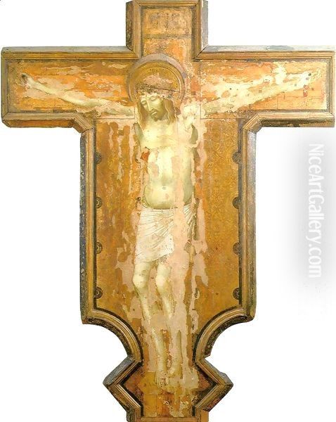 Crucifix Oil Painting by Ambrogio Lorenzetti