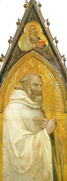 Saint Benedict Oil Painting by Ambrogio Lorenzetti