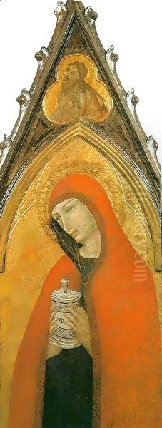 Saint Mary Magdalene Oil Painting by Ambrogio Lorenzetti