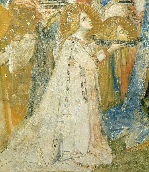 Maesta, Saint Catherine Oil Painting by Ambrogio Lorenzetti