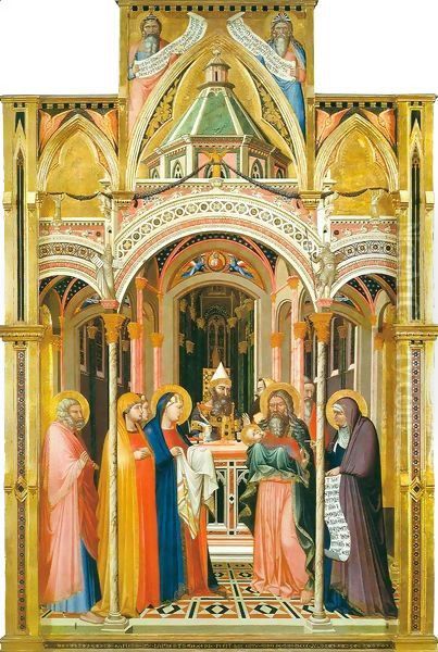 Presentation in the Temple Oil Painting by Ambrogio Lorenzetti