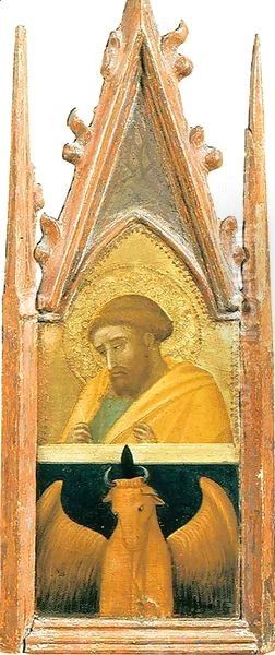 Saint Luke the Evangelist Oil Painting by Pietro Lorenzetti