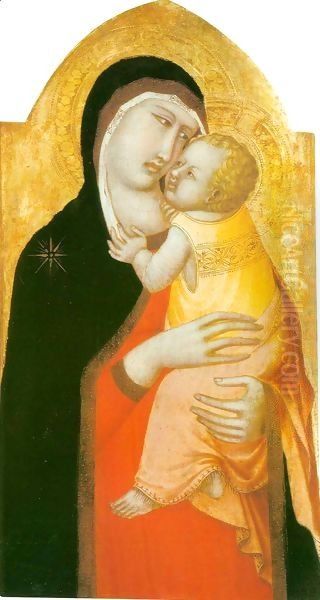 Madonna and Child 2 Oil Painting by Pietro Lorenzetti