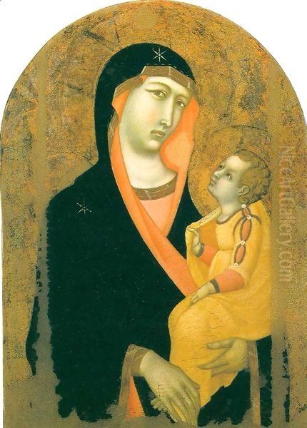 Madonna and Child 4 Oil Painting by Pietro Lorenzetti