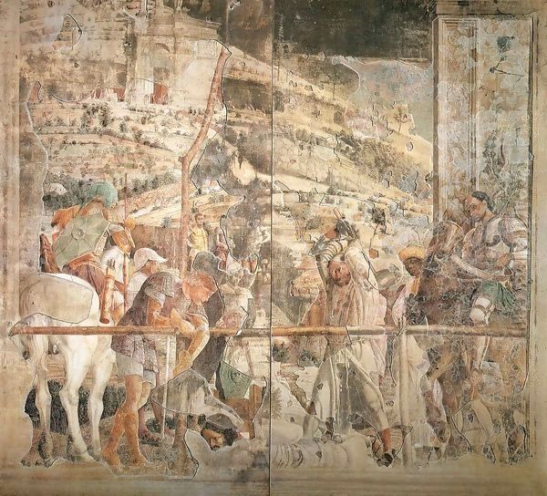 Scenes from the Life of Saint James Martyrdom of Saint James Oil Painting by Andrea Mantegna