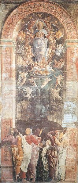 Assumption of the Virgin Oil Painting by Andrea Mantegna