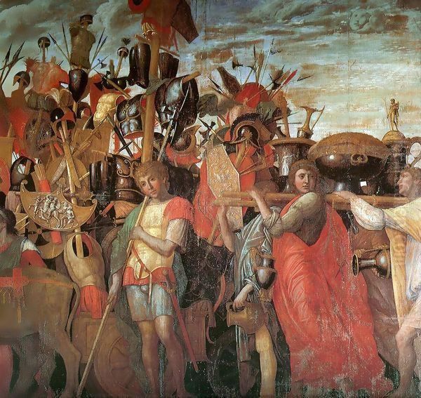 Triumphs of Caesar Oil Painting by Andrea Mantegna