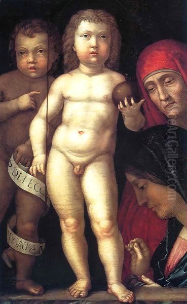 Christ the Redemeer Oil Painting by Andrea Mantegna