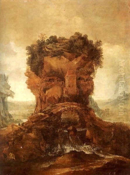 Anthropomorphic Landscape 2 Oil Painting by Joos De Momper