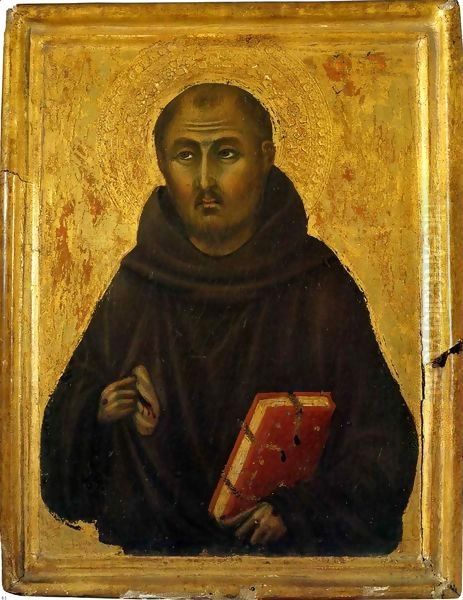 Saint Francis Oil Painting by Niccolo Di Segna