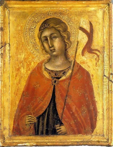 Saint Ursula Oil Painting by Niccolo Di Segna