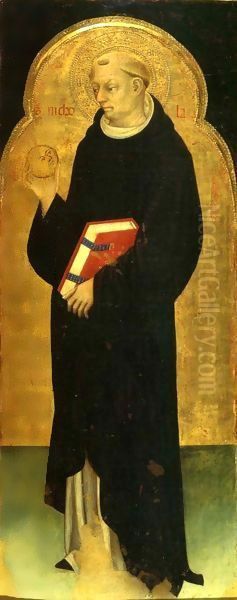 Saint Nicola da Tolentino Oil Painting by Niccolo Di Pietro