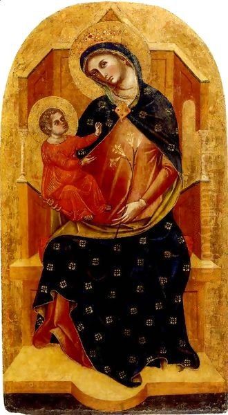 Madonna with Child Oil Painting by Paolo Veneziano