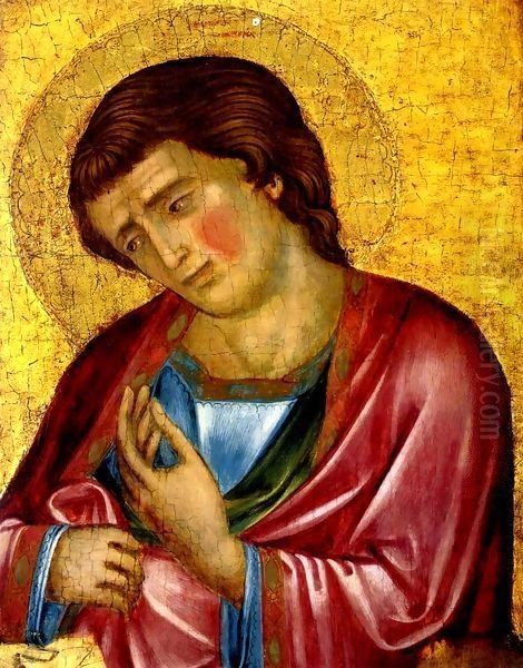 Saint John the Evangelist Oil Painting by Paolo Veneziano