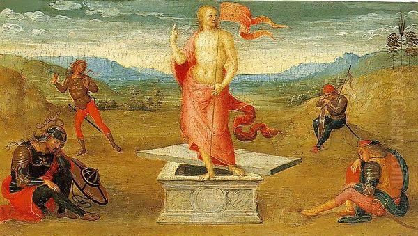 Resurrection Oil Painting by Pietro Vannucci Perugino