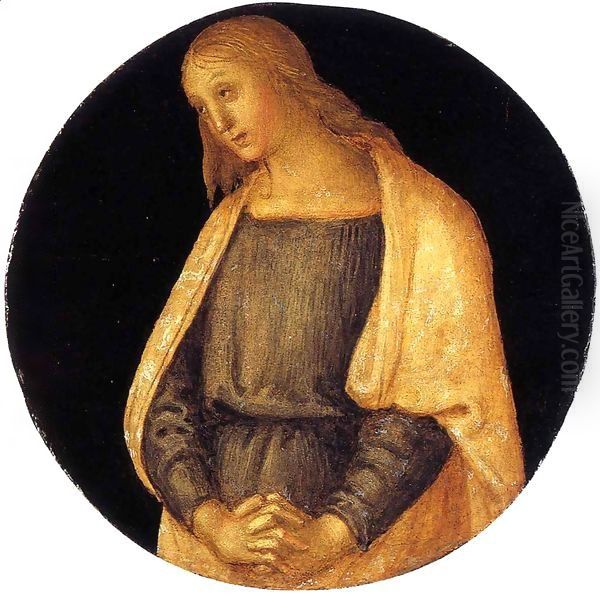 Mourning Saint John the Evangelist Oil Painting by Pietro Vannucci Perugino