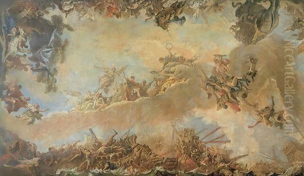 Allegory of Heavenly Virtue Oil Painting by Sebastiano Ricci